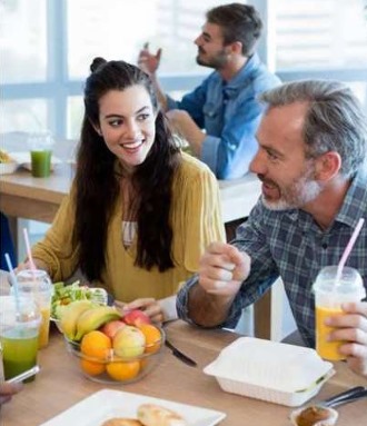 People at table